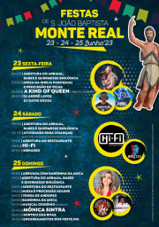 Cartaz Festas São João Baptista 2023 - Monte Real