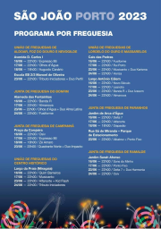 Cartaz São João do Porto 2023