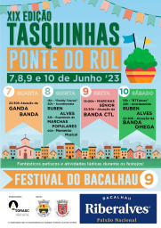 Cartaz XIX Edição Tasquinhas 2023 - Ponte do Rol