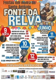 Cartaz Festas em Honra de Santo António 2023 - Fonte da Relva