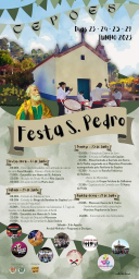 Cartaz Festas de São Pedro 2023 - Cepões