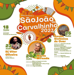 Cartaz Festa em Honra de São João do Carvalhinho 2023 - Burgães