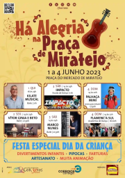 Cartaz Festas do Miratejo 2023 - Seixal