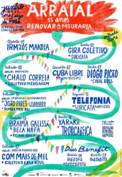 Cartaz Arraial da Mouraria 2023 - Lisboa
