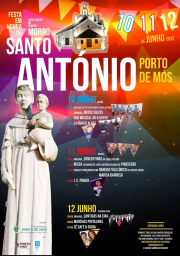 Cartaz Festa em Honra de Santo António 2023 - Porto de Mós