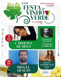Cartaz Festa do Vinho Verde 2023 - Ponte de Lima