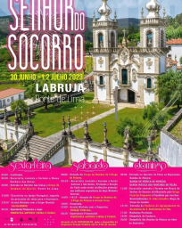 Cartaz Festa do Senhor do Socorro 2023 - Labruja