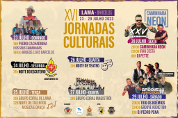 Cartaz XVI Jornadas Culturais 2023 - Lama