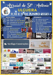 Cartaz Arraial de Santo António 2023 - Ulgueira