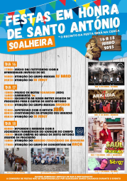 Cartaz Festas em Honra de Santo António 2023 - Soalheira