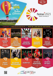 Cartaz Festas de Corroios 2023 - Corroios