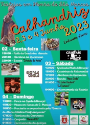 Cartaz Festa em Honra de São Marcos 2023 - Calhandriz