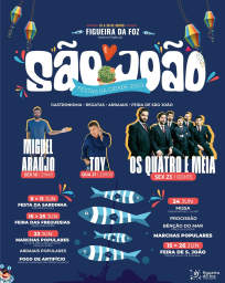 Cartaz Festas de São João 2023 - Figueira da Foz 
