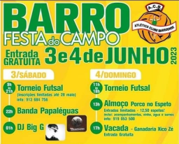 Cartaz Festa do Campo 2023 - Barro
