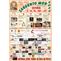 Cartaz Festa em Honra de São Romão 2023 - Sargento Mor