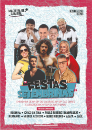 Cartaz Festas Setembrinas 2023 - Macieira de Cambra