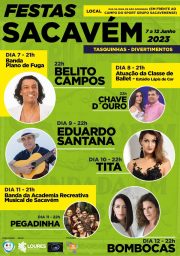 Cartaz Festas de Sacavém 2023 