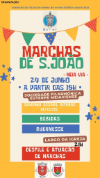 Cartaz Marchas de São João 2023 - Meia Via