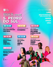 Cartaz Festas da Cidade São Pedro do Sul 2023