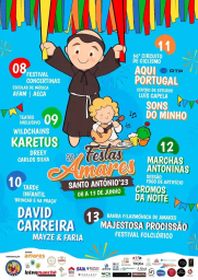 Cartaz Festas de Santo António 2023 - Amares