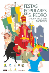 Cartaz Festas Populares de São Pedro 2023 - Montijo