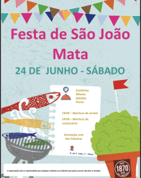 Cartaz Festa de São João 2023 - Mata