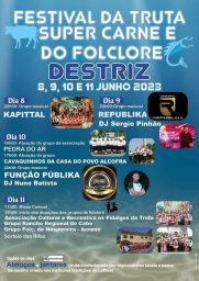 Cartaz Festival da Truta 2023 - Destriz