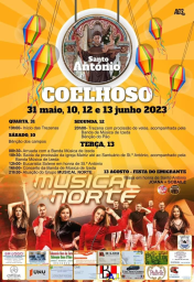 Cartaz Festas de Santo António 2023 - Coelhoso