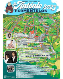 Cartaz Festas de Santo António 2023 - Fermentelos