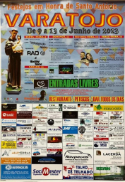 Cartaz Festas de Santo António 2023 - Varatojo