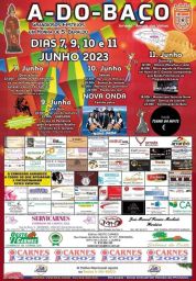 Cartaz Festas em Honra de São Geraldo 2023 - A-Do-Baço