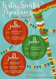 Cartaz Festa dos Santos Populares 2023 - Santa Joana