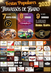 Cartaz Festas Pouplares 2023 - Travassós de Baixo