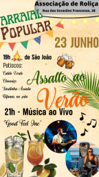Cartaz Arraial Popular 2023 - Roliça