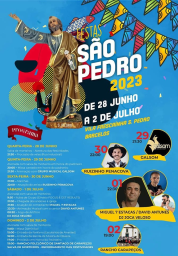 Cartaz Festas de São Pedro 2023 - Barcelos