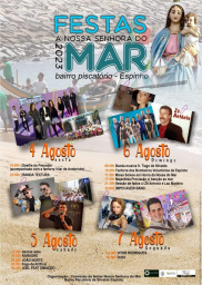 Cartaz Festas a Nossa Senhora do Mar 2023 - Espinho