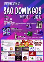 Cartaz Festa em honra de São Domingos 2023 - Valverde