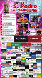 Cartaz Festa em Honra de São Pedro de Pegureiros 2023 - Canelas