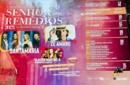Cartaz Festa em Honra de Senhor dos Remédios 2023 - Penafiel