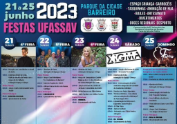 Cartaz Festas UFASSAV 2023 - Barreiro