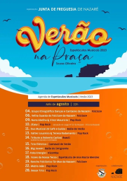 Cartaz Festa Verão na Praça 2023 - Nazaré