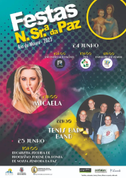 Cartaz Festas Nossa Senhora da Paz 2023 - Rio de Mouro