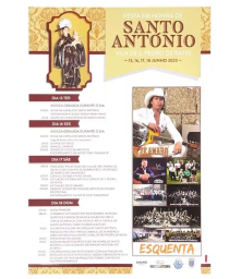 Cartaz Festas de Santo António 2023 - São Pedro de Rates