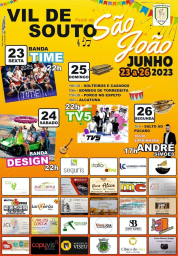 Cartaz Festa de São João 2023 - Vila de Souto