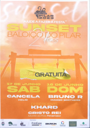 Cartaz Sunset Baloiço do Pilar 2023 - PenaMaior