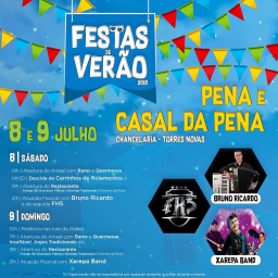 Cartaz Festas de Verão 2023 - Casal da Pena