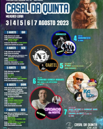 Cartaz Festas de Santo António 2023 - Casal da Quinta