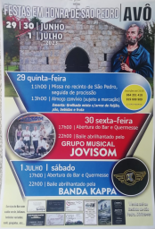 Cartaz Festas Em Honra de São Pedro 2023 - Avô