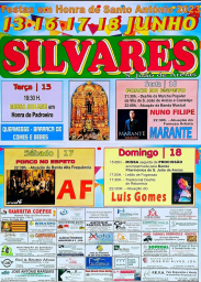 Cartaz Festas em Honra de Santo António 2023 - Silvares