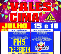 Cartaz Festa de Vales de Cima 2023 - Assentis 